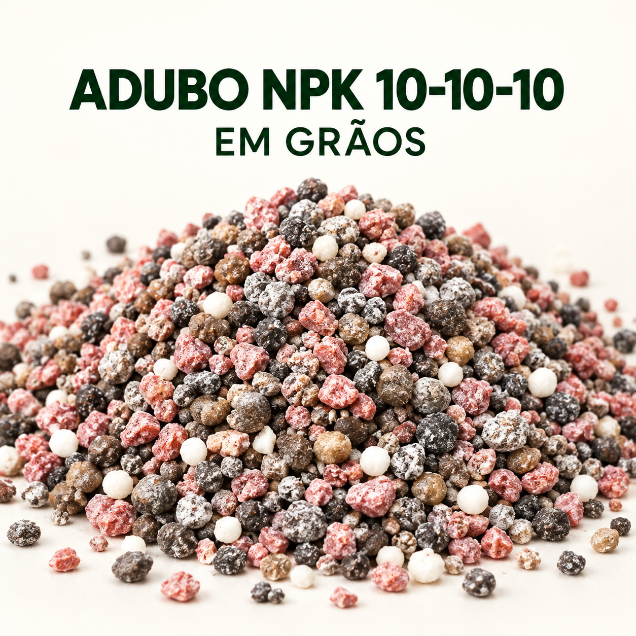 Adubo NPK 10-10-10 em Grãos
