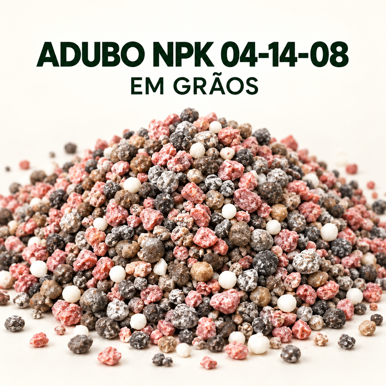Adubo NPK 04-14-08 em Grãos
