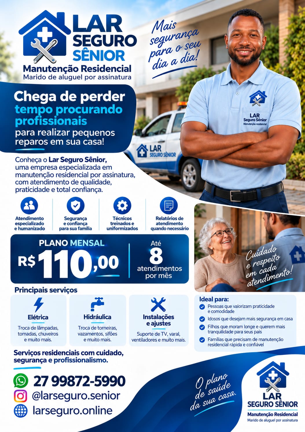Marido de aluguel por Assinatura ( manutenção residencial)
